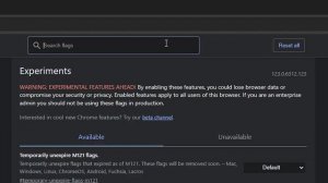 Включение Bluetooth в браузере