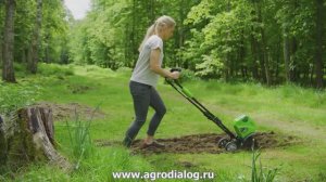 Аккумуляторный культиватор Greenworks G40TL