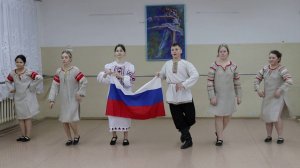 Танцевальный флешмоб "РОССИЯ-РОДИНА МОЯ"