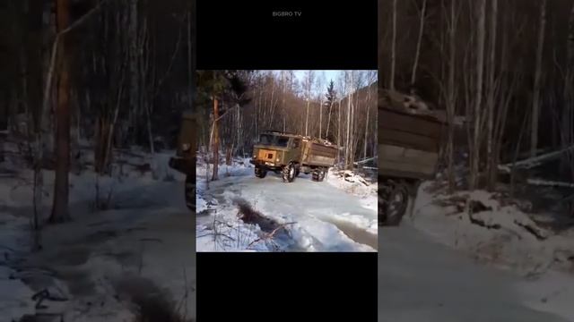 ГАЗ 66 #shorts #газ66 #trending #funnyshorts #ссср #truck #tiktok #top #зима #гололед #bigbrotv