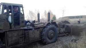 Роторный экскаватор ТМК-2 в работе