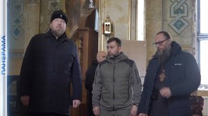 Глава ДНР и Митрополит Донецкий и Мариупольский Владимир в Авдеевке!