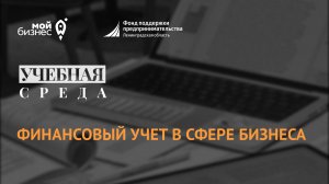 Учебная среда: Финансовый учет в сфере бизнеса