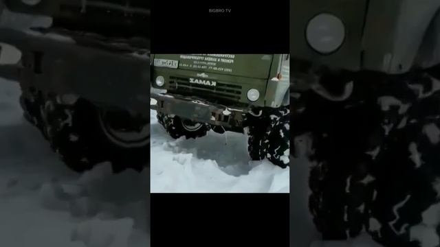 КАМАZ #shorts #камаз #ссср #trending #funnyshorts #funny #truck  #offroad #winter #reels #bigbrotv