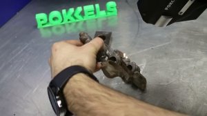 Лазерная очистка подсвечника