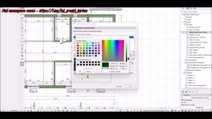 Перья в проекте и программе Архикад