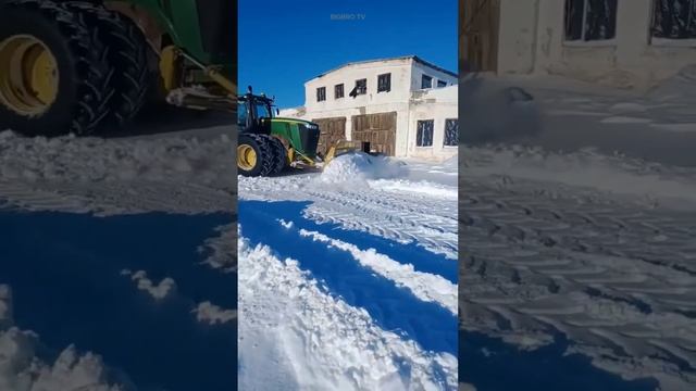 ЗИМА #shorts #funnyshorts #tractor #winter #зима #снег #tiktok #trending #top #truck #car #bigbrotv