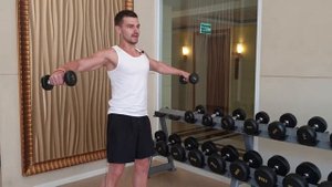 РАЗВЕДЕНИЕ ГАНТЕЛЕЙ В СТОРОНЫ / ПОДЪЕМЫ / КАЧАЕМ ПЛЕЧИ / ТЕХНИКА УПРАЖНЕНИЯ /