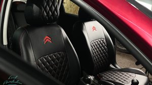 Авточехлы (Турин Ромб ) в автомобиле Citroen C4