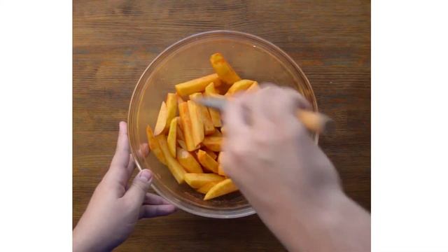 Картошка "фри" без масла | Как приготовить хрустящий картофель в духовке смотреть онлайн