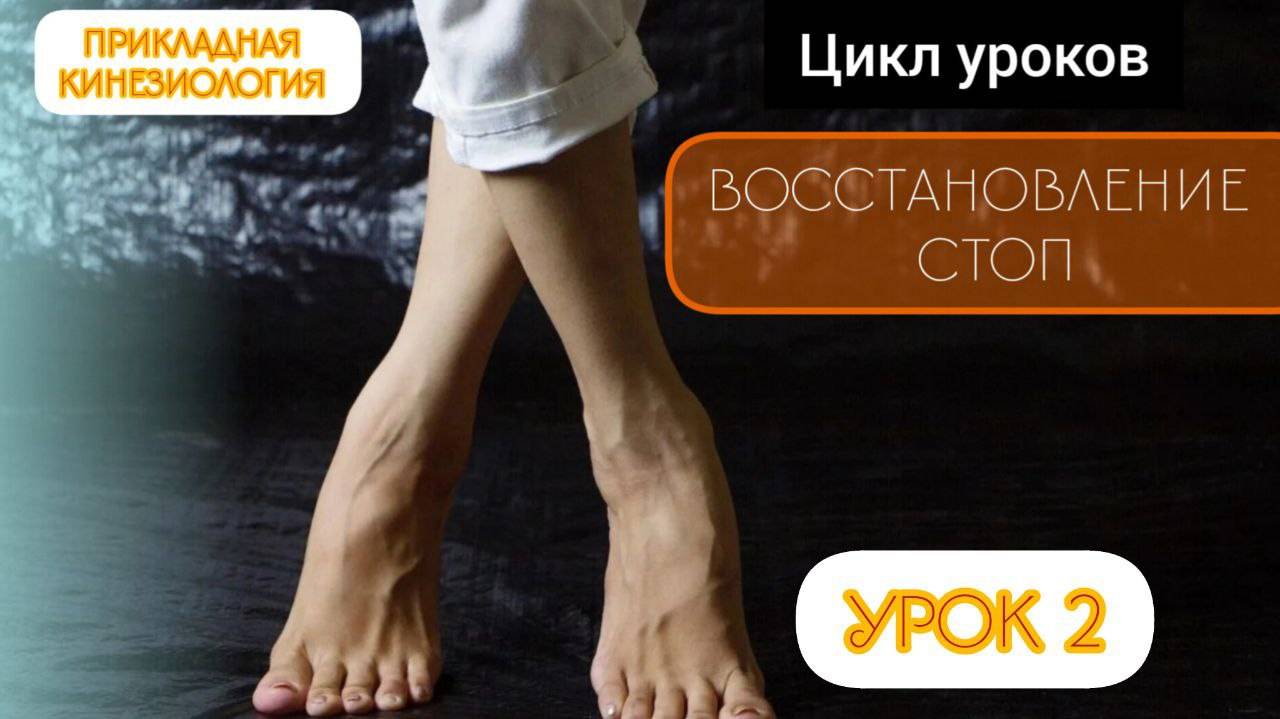 Цикл уроков Восстановление стоп. Урок 2. Прикладная кинезиология