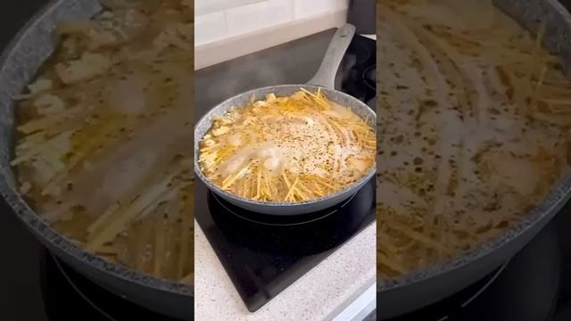 Быстрая и вкусная паста за 15 минут..