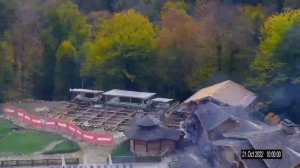 Таймлапс строительства вип банного комплекса "4 стихии"