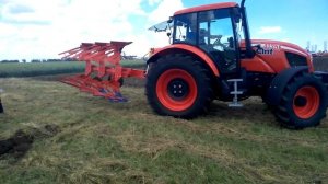 Плуг оборотный ПЛО 3-50 с трактором Zetor 135 лс