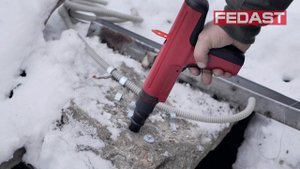 Монтажный пороховой полуавтоматический пистолет FEDAST 301R