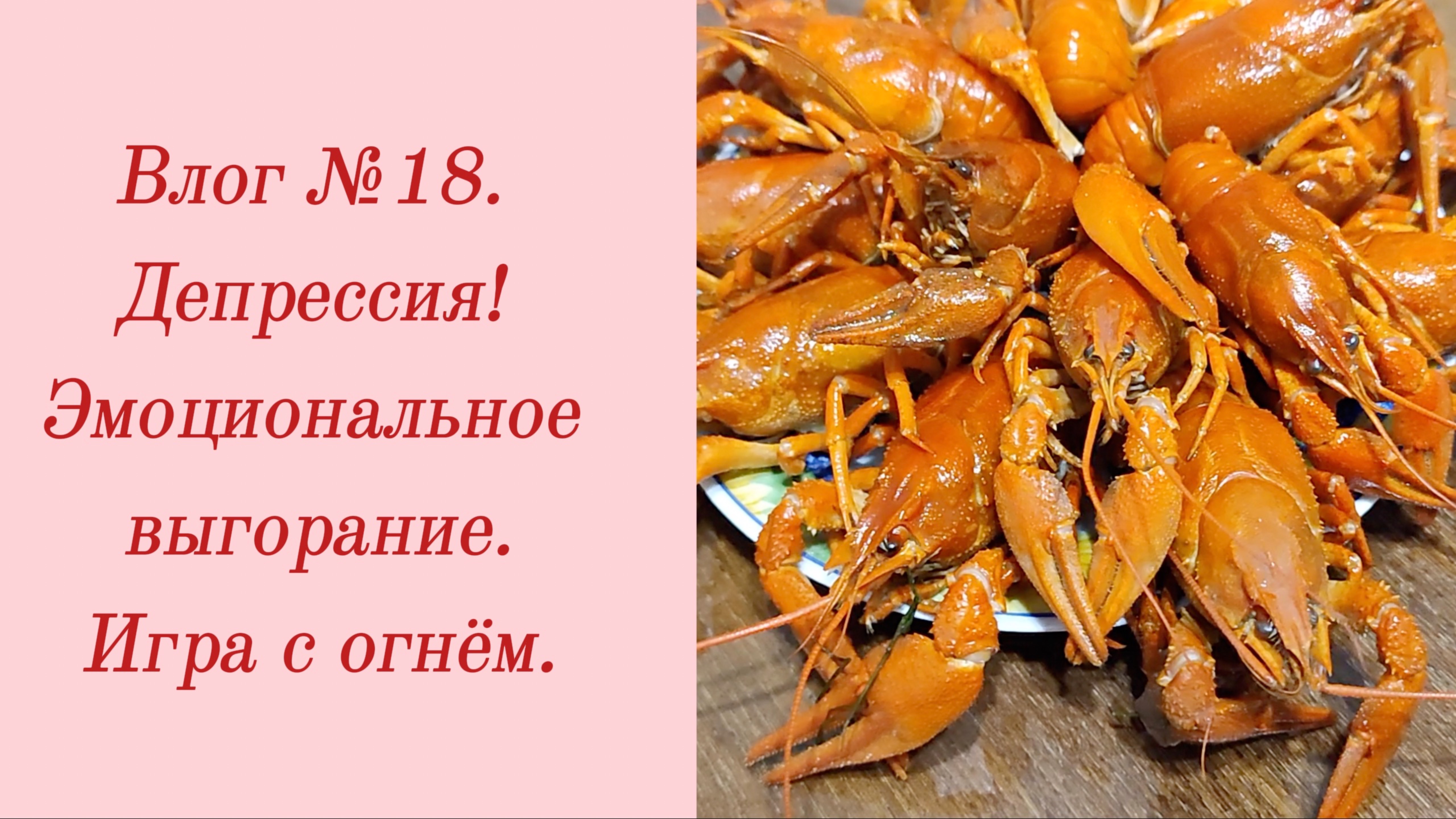 Влог №18. Депрессия!/ Эмоциональное выгорание/ Игра с огнём. 04-13 декабря 2023.