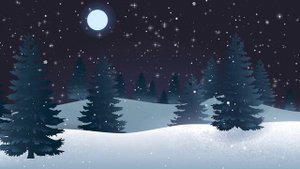 Зимний Футаж Лес зимний Елки Background footage 4K VJ Loops VJ Blik