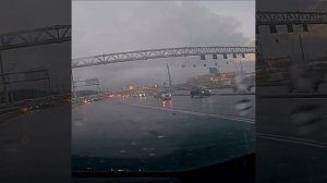 Взрыв колеса грузовика на Калужском шоссе 26.07.23