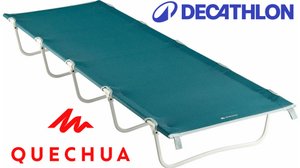 Как собрать и разобрать раскладушку Decathlon QUECHUA CAMPING BED BASIC 60CM