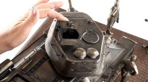 Диорама "Танк Т-34/85 "Червонный". Июль 1944г 1/16