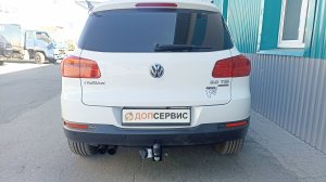 Фаркоп на Volkswagen Tiguan, легкосёъмный шар под квадрат