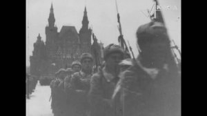 Парад войск на Красной площади 7 ноября 1941 года