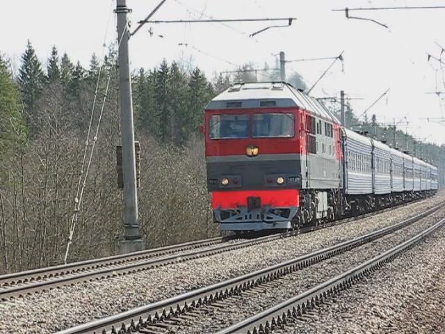 ТЭП70-0270 (РЖД/Окт, ТЧ-31 В. Луки) с поездом №58 Гродно - СПб (БЧ)