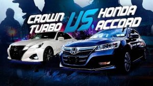 Crown против Accord⚔️ TURBO против электричества🧨 заезд до 100 км.⏱