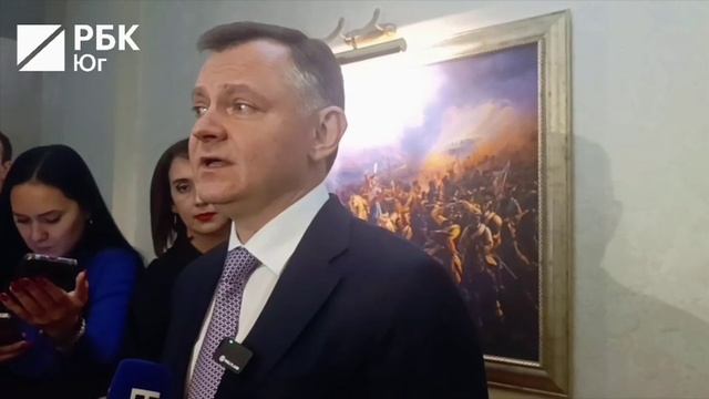 Врио губернатора Юрий Слюсарь отвечает на вопросы журналистов