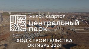 ЖК Центральный Парк. Отчет о ходе строительства за октябрь 2024