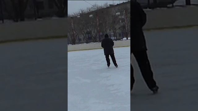 Мы с Татьяной на катке