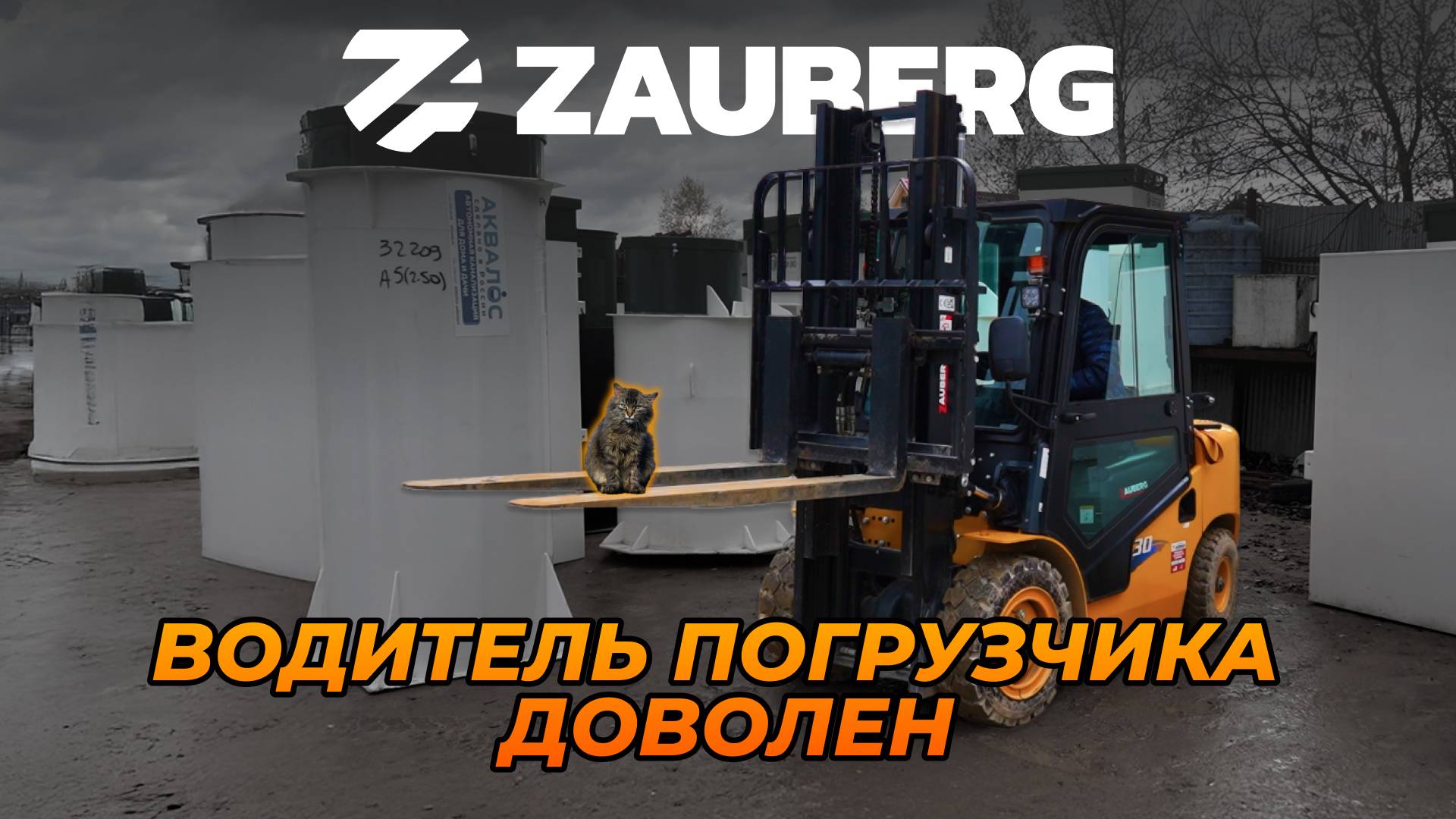 ОТЗЫВ НА ДИЗЕЛЬНЫЙ ПОГРУЗЧИК ZAUBERG DS30 | Г. ЧЕХОВ