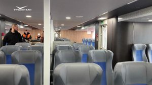 Репортаж «SOVAINFO.RU» о новом судне в Самаре.