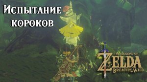 Испытание короков. The Legend of Zelda Breath of the Wild. The Korok Trials