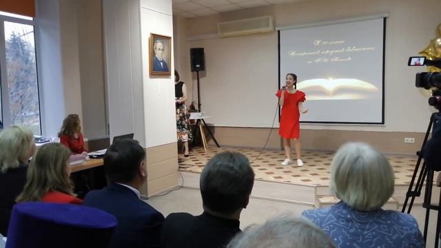 "Библиотечная песня" Ярослава Ячменёва г. Балашиха МО, Педагог Лидия Васильева
