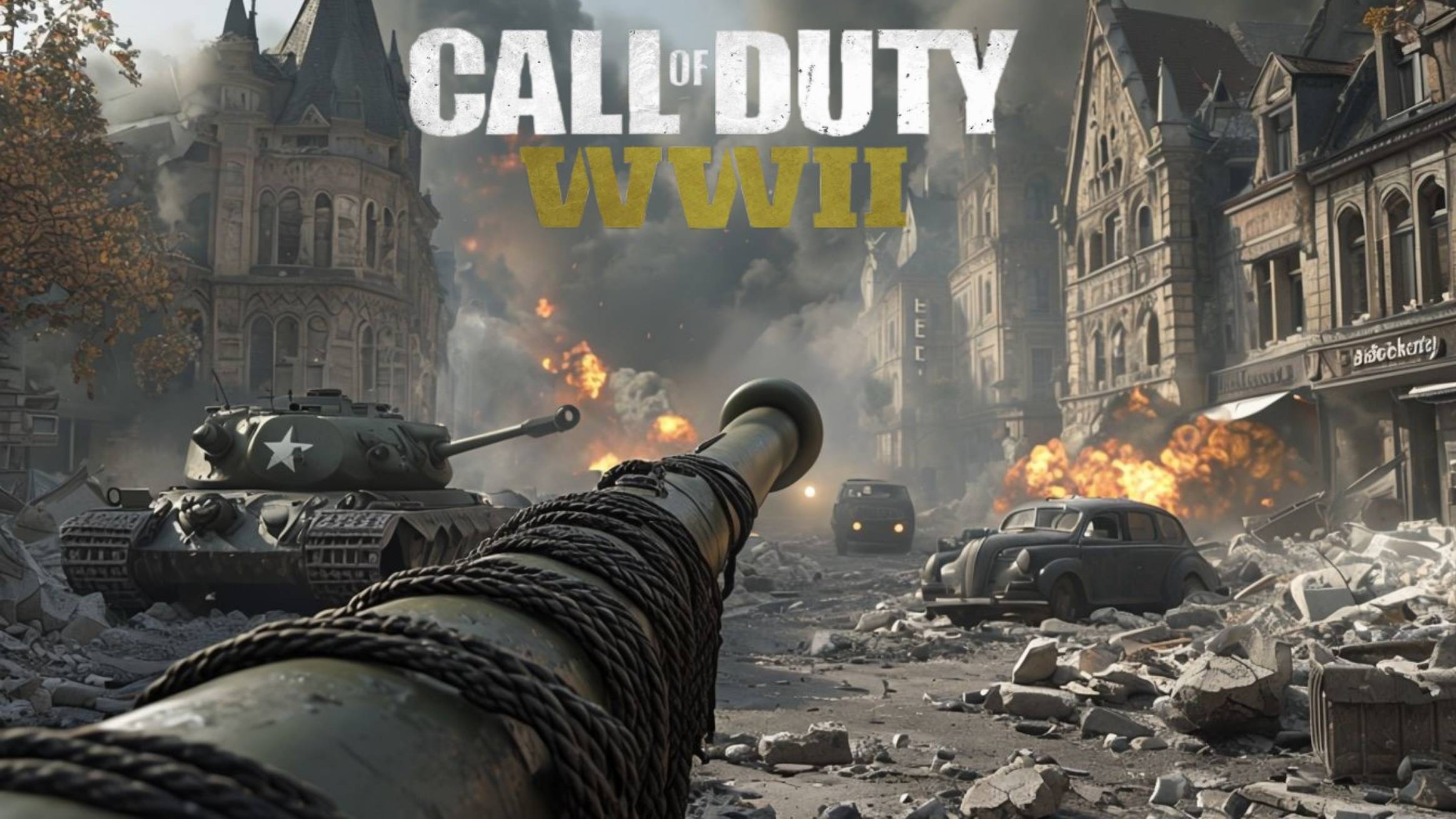 Call of Duty WWII №5 Формат "Игросериал" 4k 60к/с - Неравный танковый бой. #callofdutyww2