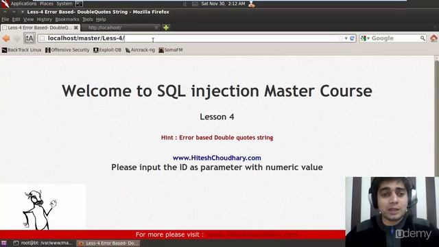 Lecture 15 - SQL injection Challenge-solution 4