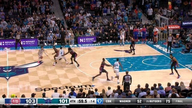 Final 3:08 MUST-SEE ENDING Pistons vs Hornets  | November 6, 2024