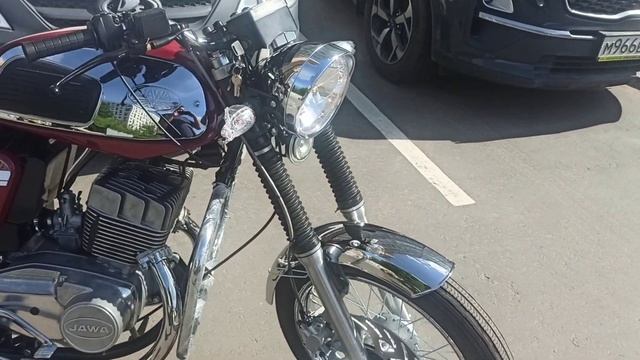 Первый запуск нового мотоцикла Ява Реплика (Ява Ретро) 2022 года выпуска смотреть онлайн