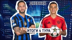 Дневник Лиги Чемпионов Итоги 4 Тура | Шесть команд вышли в Плей-офф #championsleague #лч #ucl