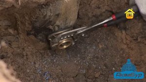 Установка скважинного адаптера. Обустройство скважины