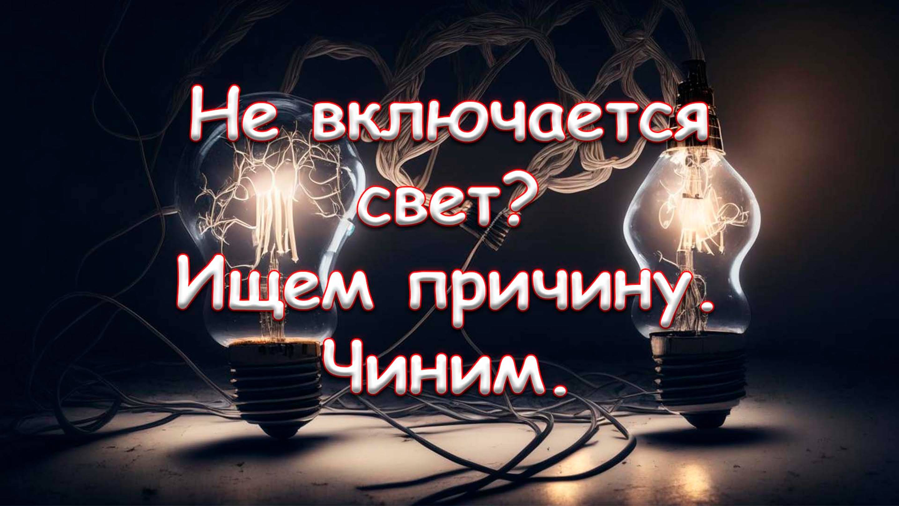 Не включается свет? Ищем причину. Чиним.