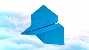 Бумажный Самолет летучая мышь (машет крыльями) оригами