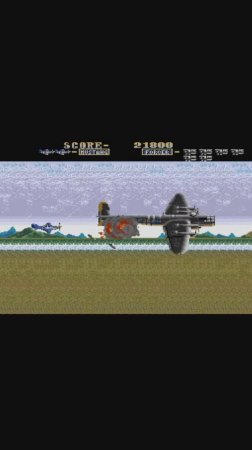 Босс 1 Fire Mustang / USAAF Mustang (Sega Mega Drive / Genesis)