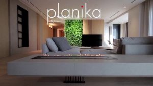 Реализованные проекты с биокаминами Planika Fire Line Automatic