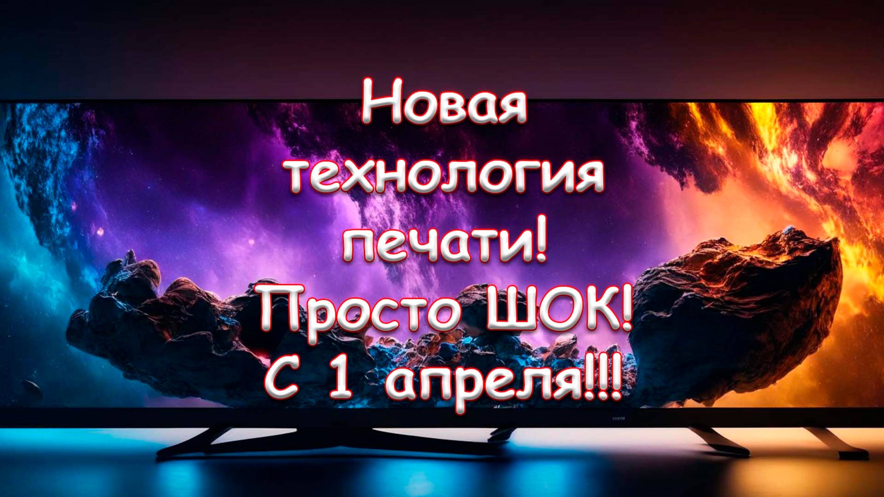 Новая технология печати! Просто ШОК! С 1 апреля!!!