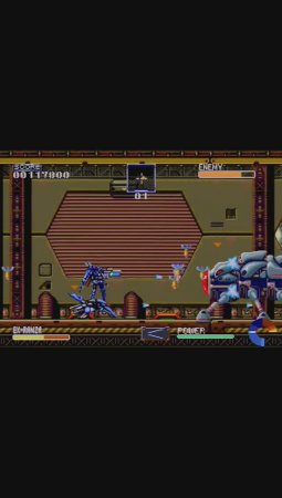 Босс 2 "Циклоп" EX RANZA / Ranger X (Sega Mega Drive / Genesis)