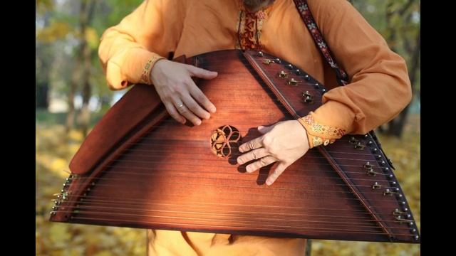 Как под яблонькой, русская народная песня - гусли смотреть онлайн