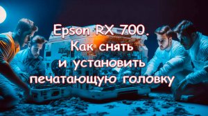 Epson RX 700. Как снять и установить печатающую головку