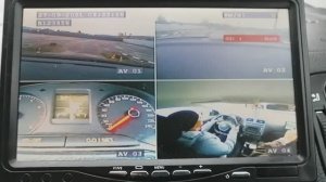 Площадка от чёрной шапочки на мониторе камер ГИБДД и заезд на второй круг